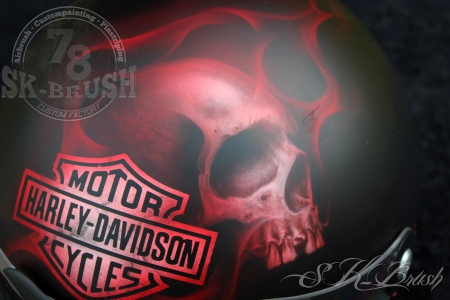 Airbrush-Helmet-Harley1