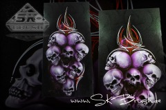 Airbrush-Platte-Skulls